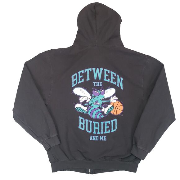 Between the Buried and Me Limited Edition Hornets Hoodie Mens Large Black 100